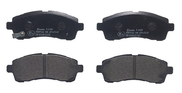 A.B.S. P 49 057 BREMBO Bremsbelagsatz, Scheibenbremse